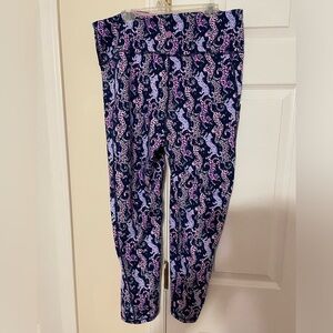 Lilly Pulitzer Luxletic Pants Ocean Trail Size XL